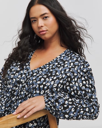 Animal Print Supersoft Smock Dress