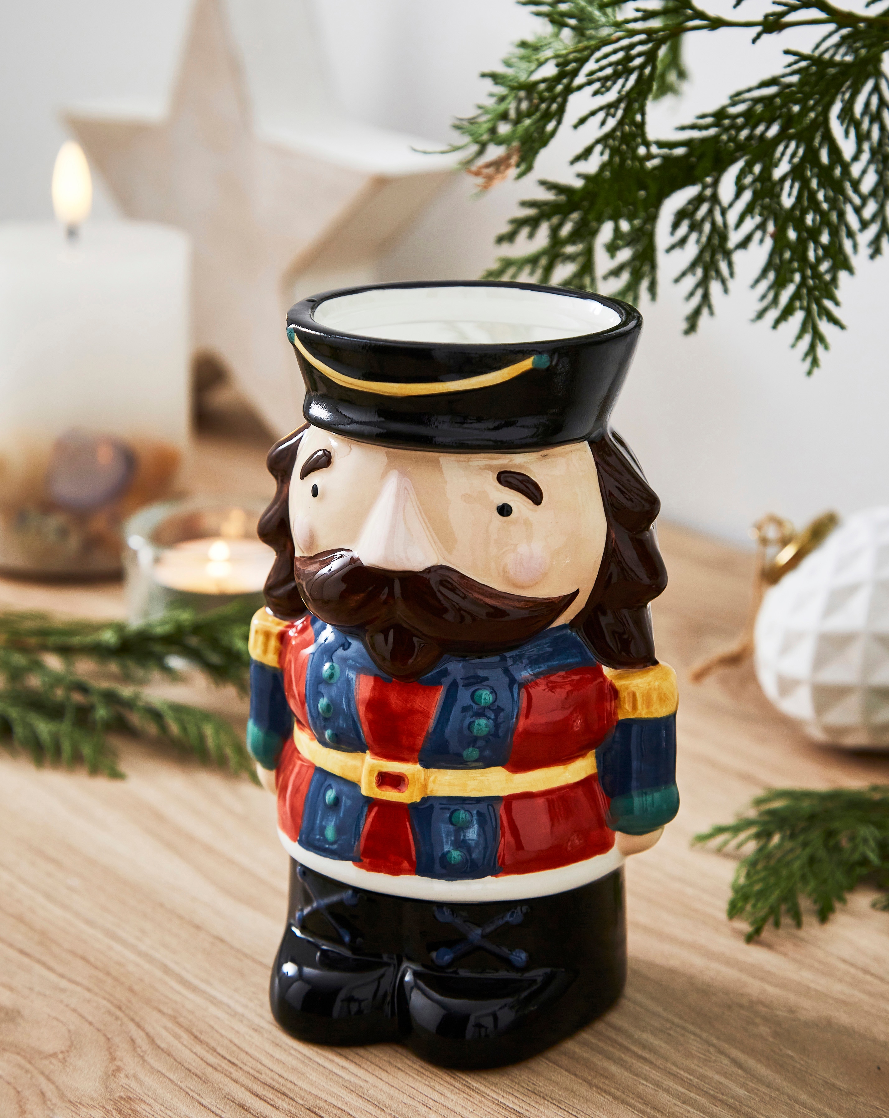 Nutcracker Shaped Ceramic Oil Burner