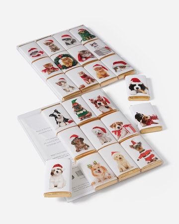 House of Dorchester Christmas Cats & Dogs Chocolate Slims Duo Pack