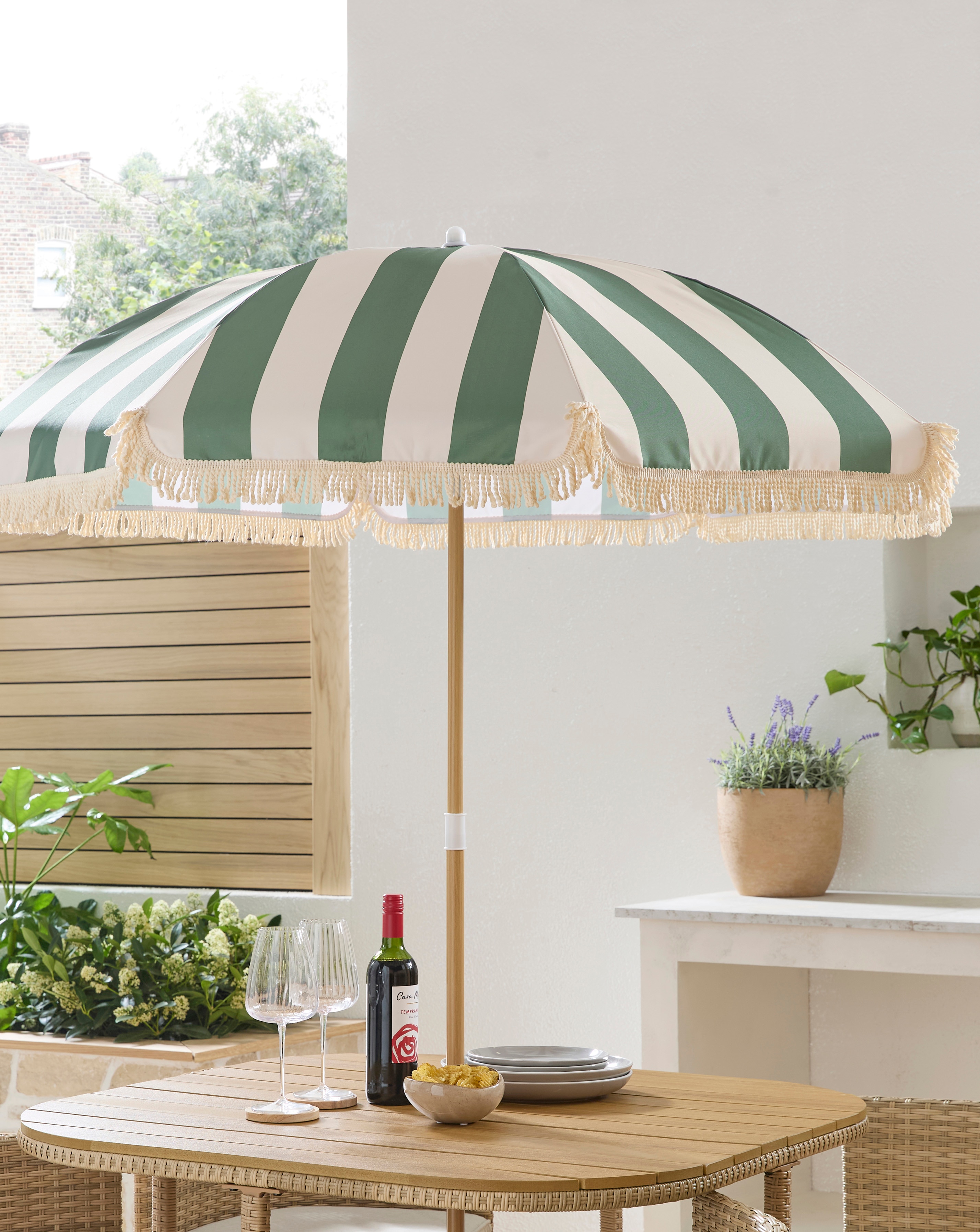 New In - Stripe Parasol