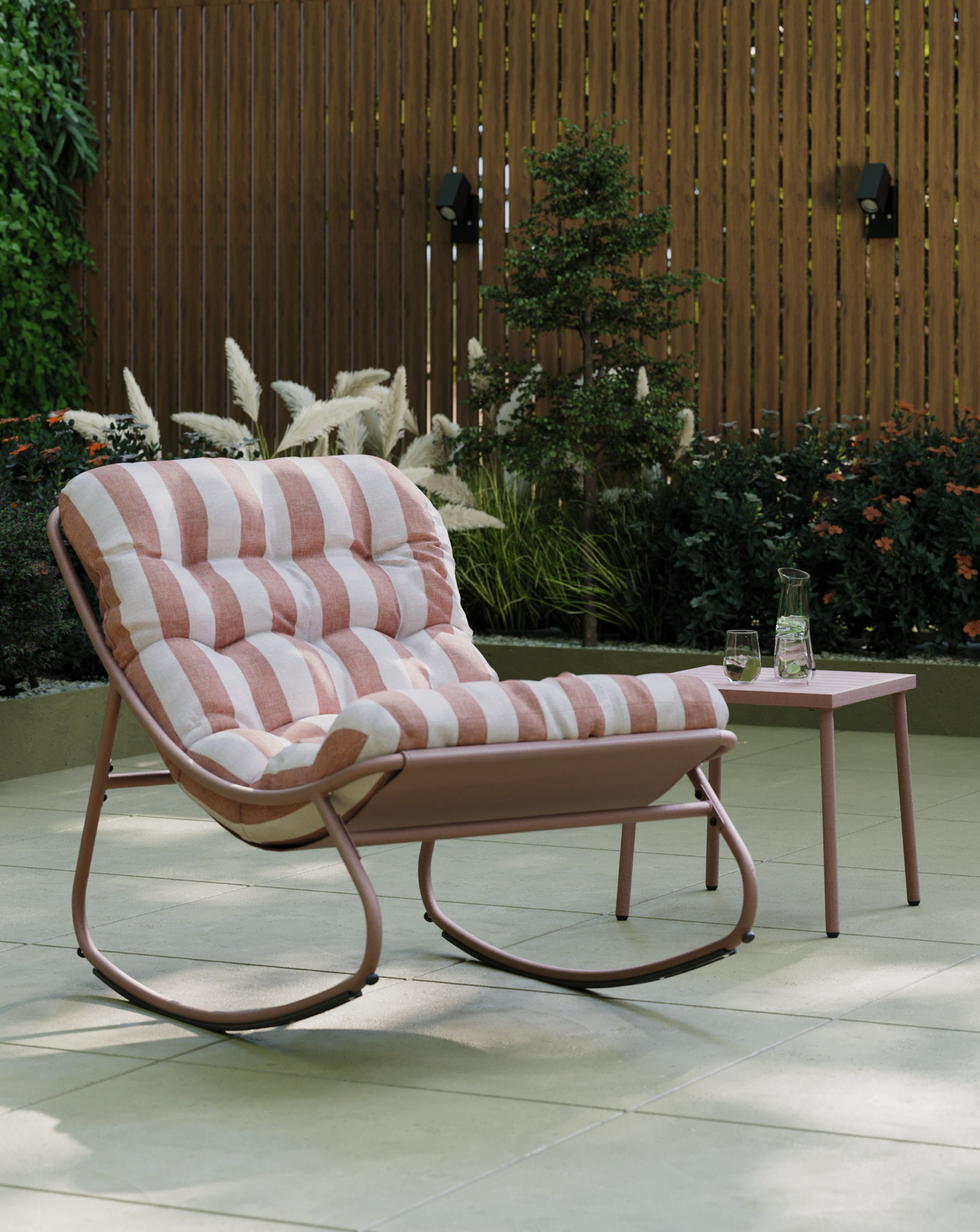 New In - Charles Bentley Truffle Rocking Chair