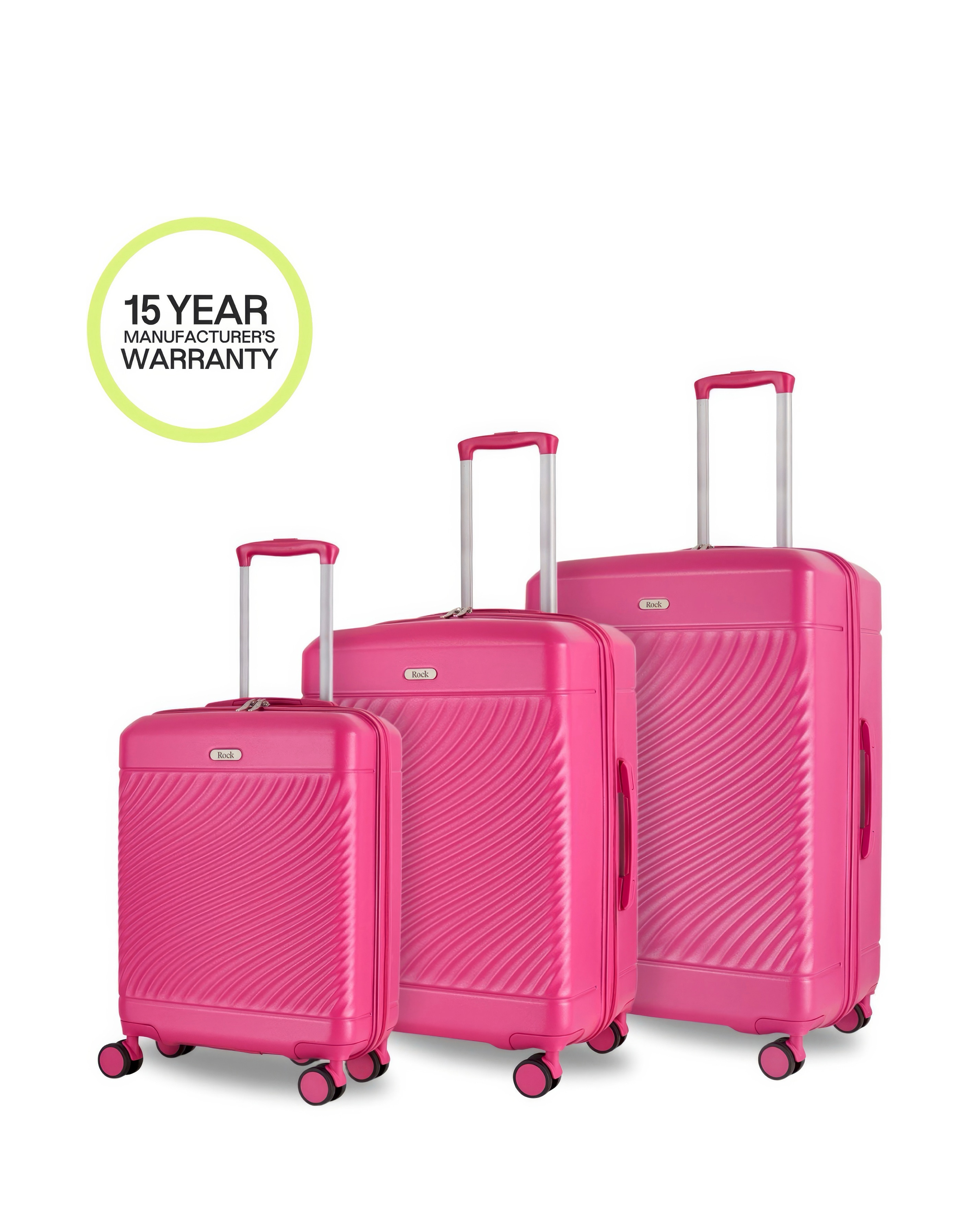 Rock Love Island 3pc Suitcase Set