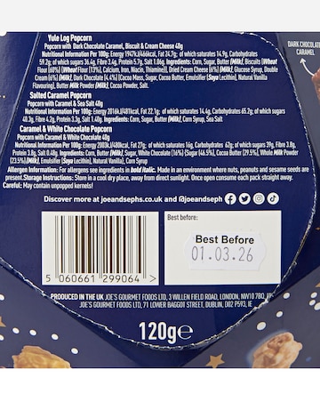 Joe & Seph's Candy Cane Popcorn Slab & Very Merry Popcorn Star bundle