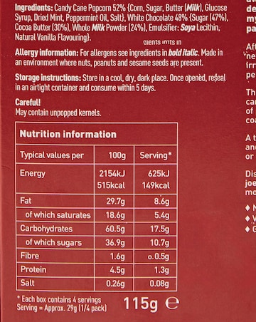 Joe & Seph's Candy Cane Popcorn Slab & Very Merry Popcorn Star bundle