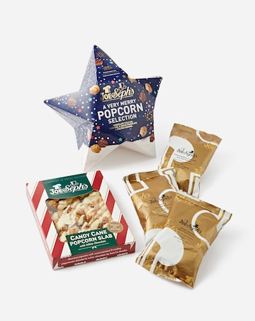Joe & Seph's Candy Cane Popcorn Slab & Very Merry Popcorn Star bundle