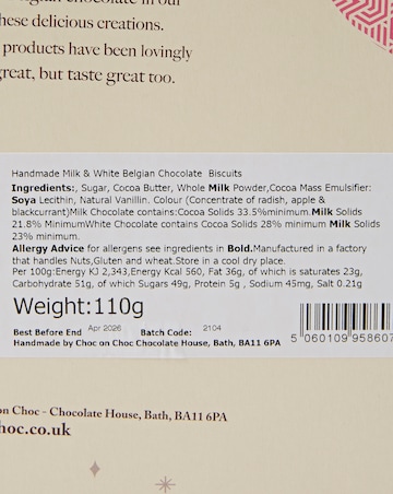 Choc on Choc Belgian Chocolate 'Biscuits'