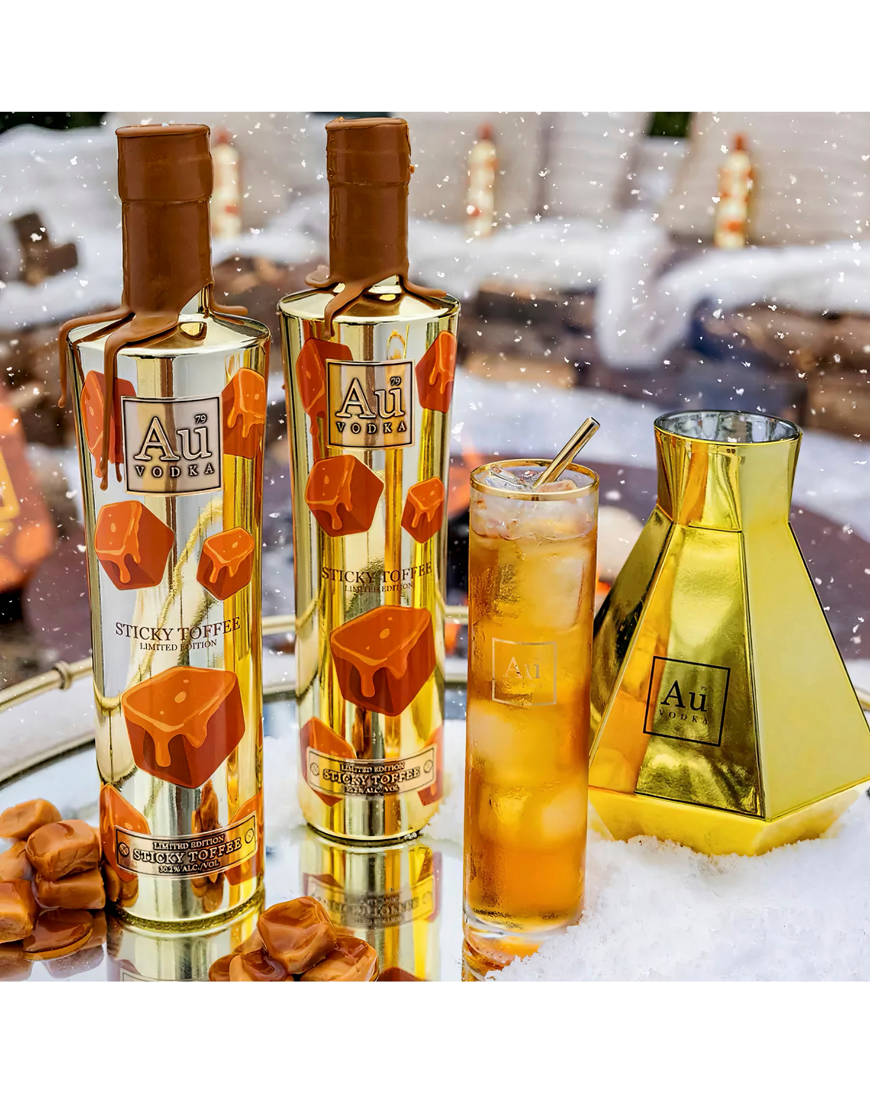 AU Vokda Sticky Toffee 70cl