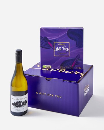 Cadbury Milk Tray & White Wine Hamper