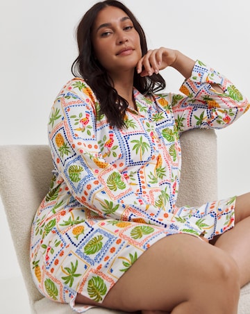 Cotton Button Through Nightshirt