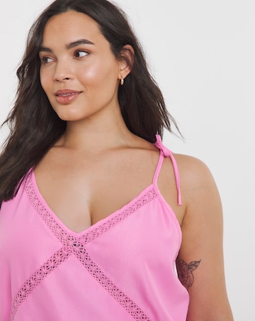 Nightie with Crochet Trim