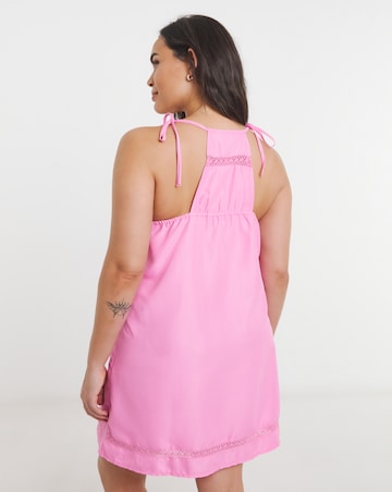 Nightie with Crochet Trim