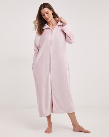 Pretty Secrets Zip Cosy Dressing Gown