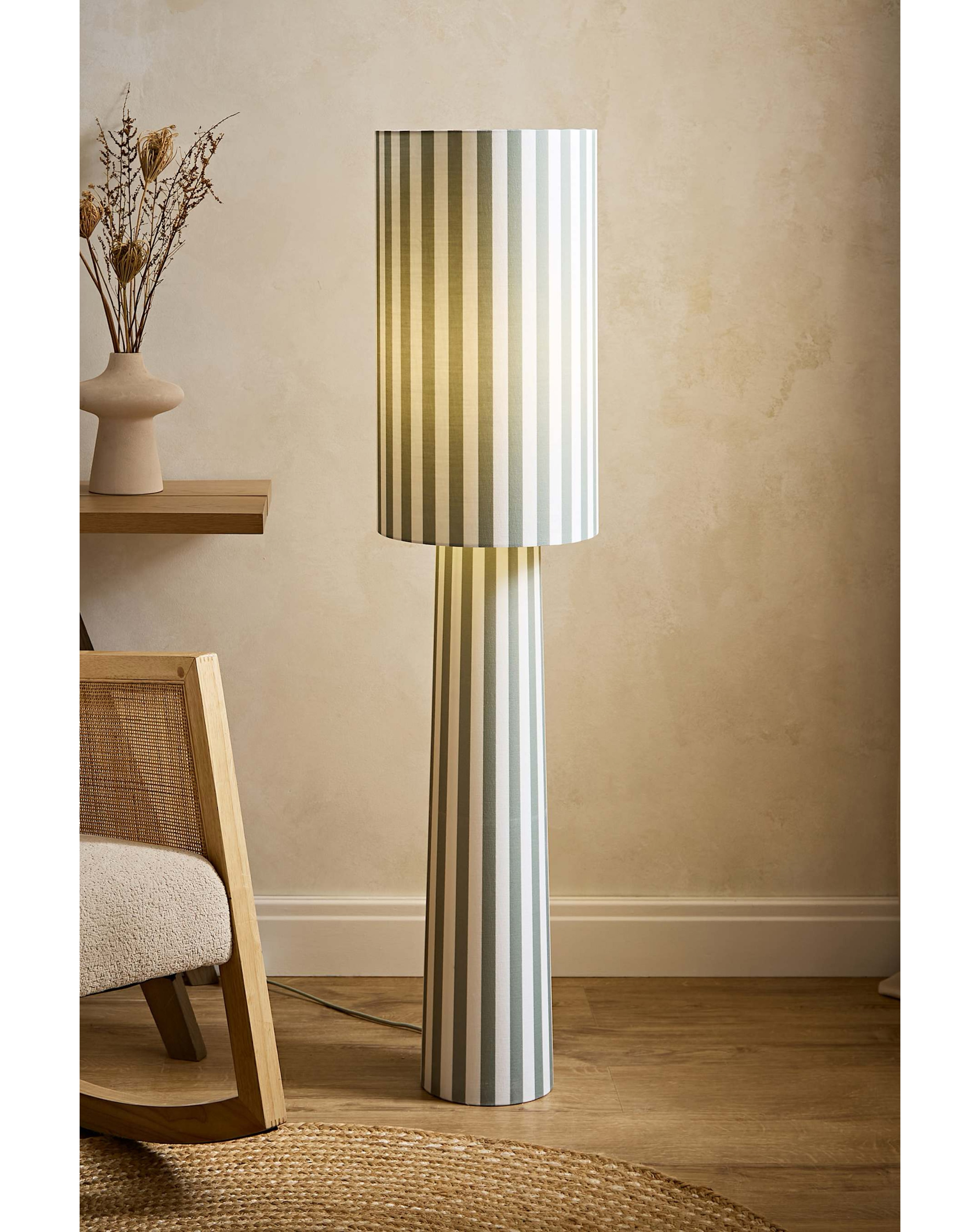 New In - Thorley Stripe Midi Floor Lamp