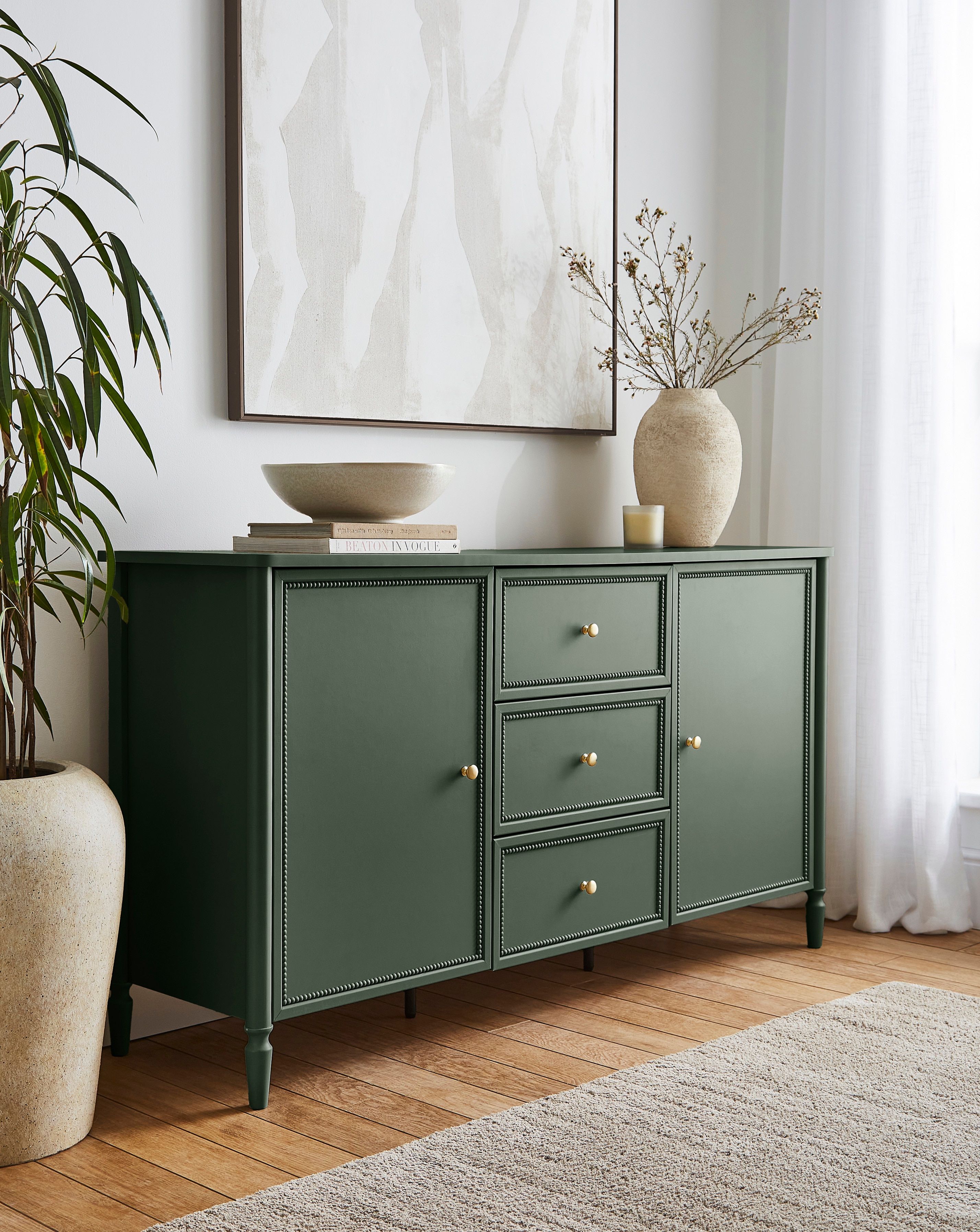 New In - Darcy Bobbin Trim Large Sideboard