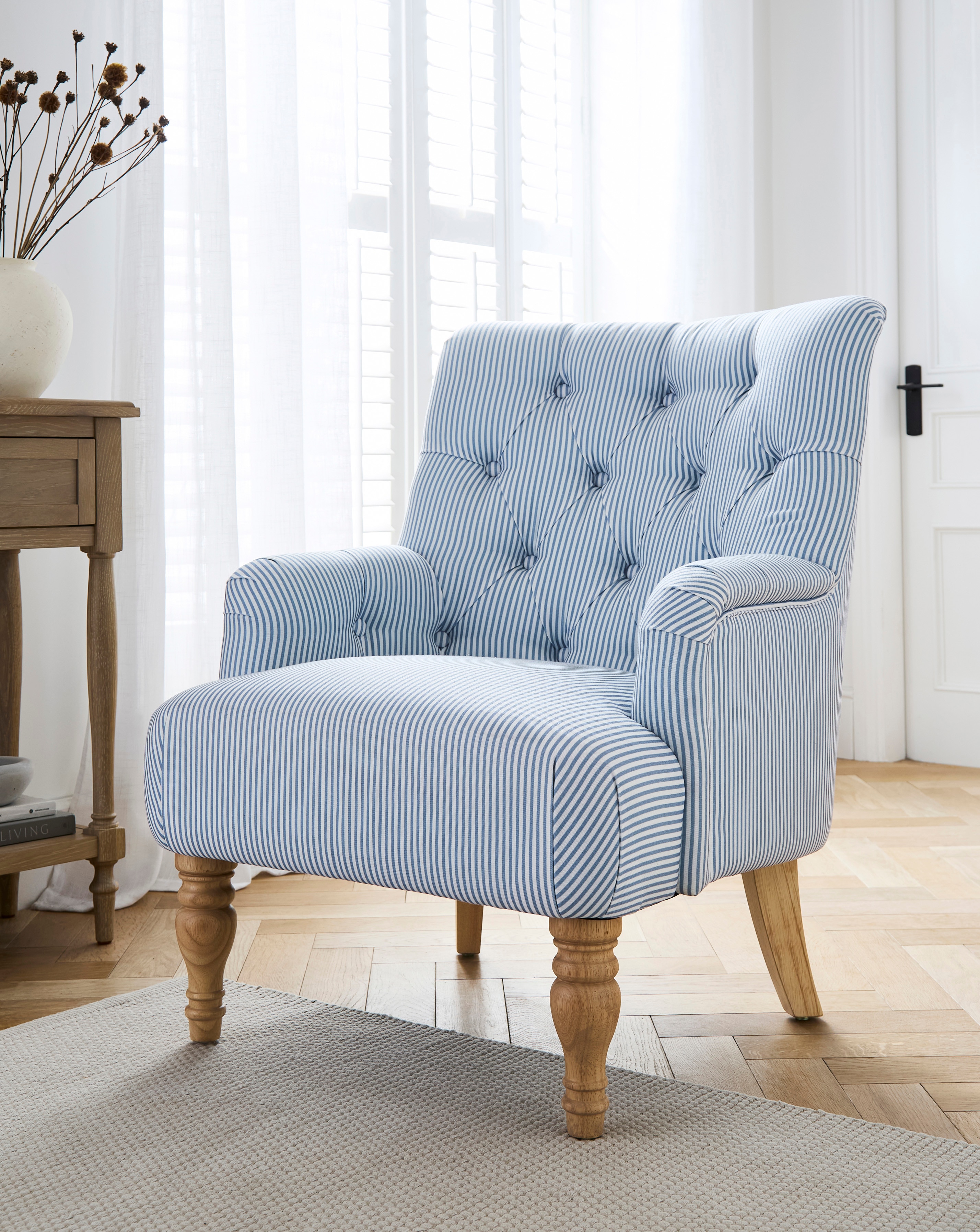 New In - Julipa Mae Striped Accent Chair