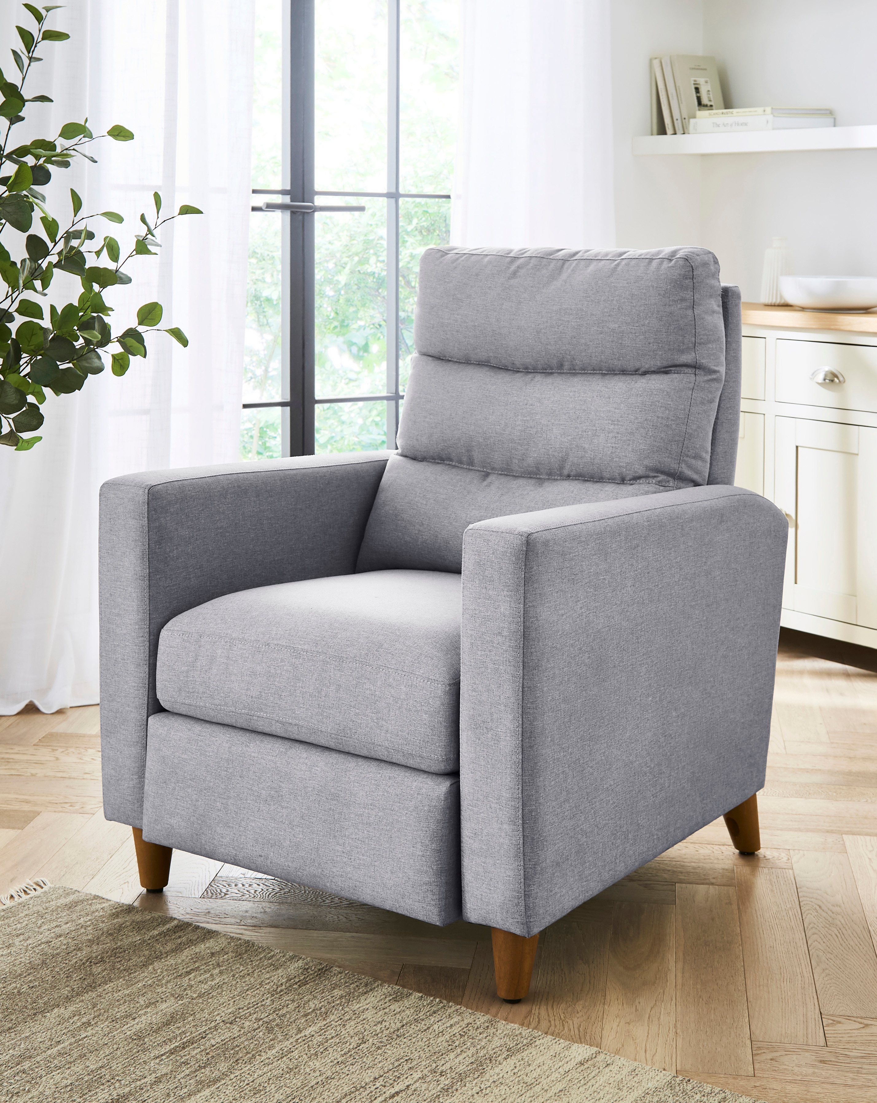 New In - Sutton Fabric Pushback Recliner