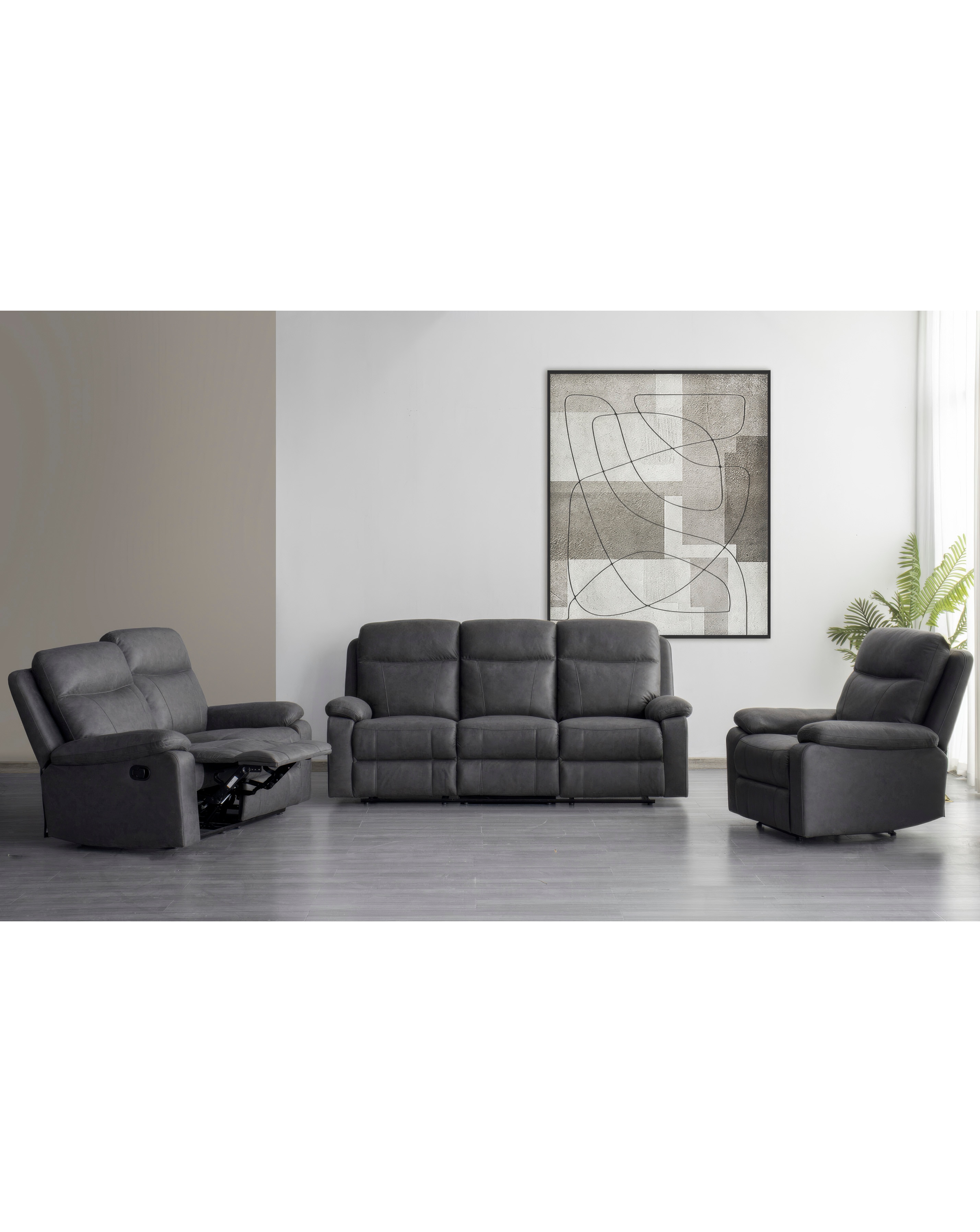 Atherton Manual Recliner 2 Seater Sofa