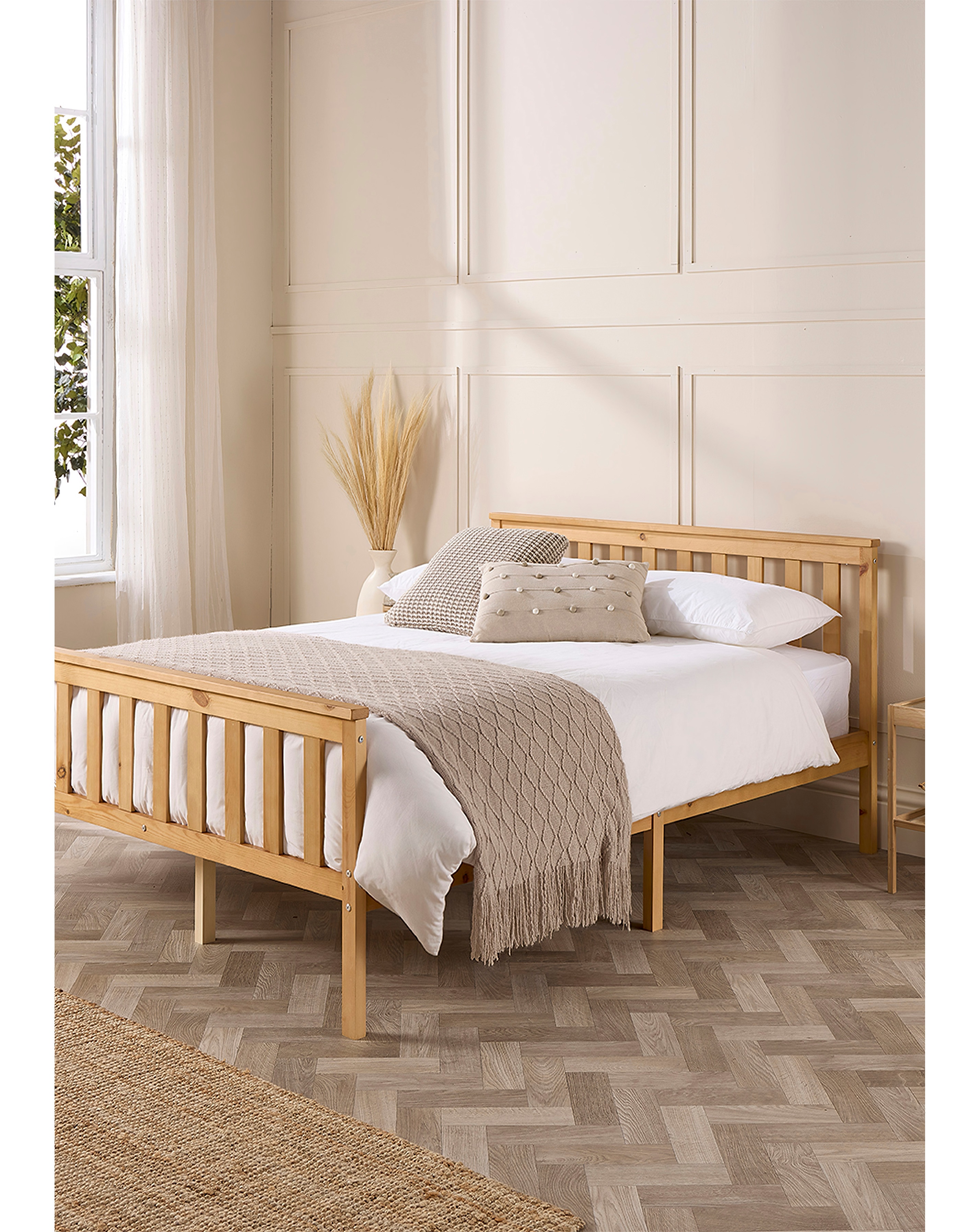 Aspire Atlantic Wooden Bed Frame