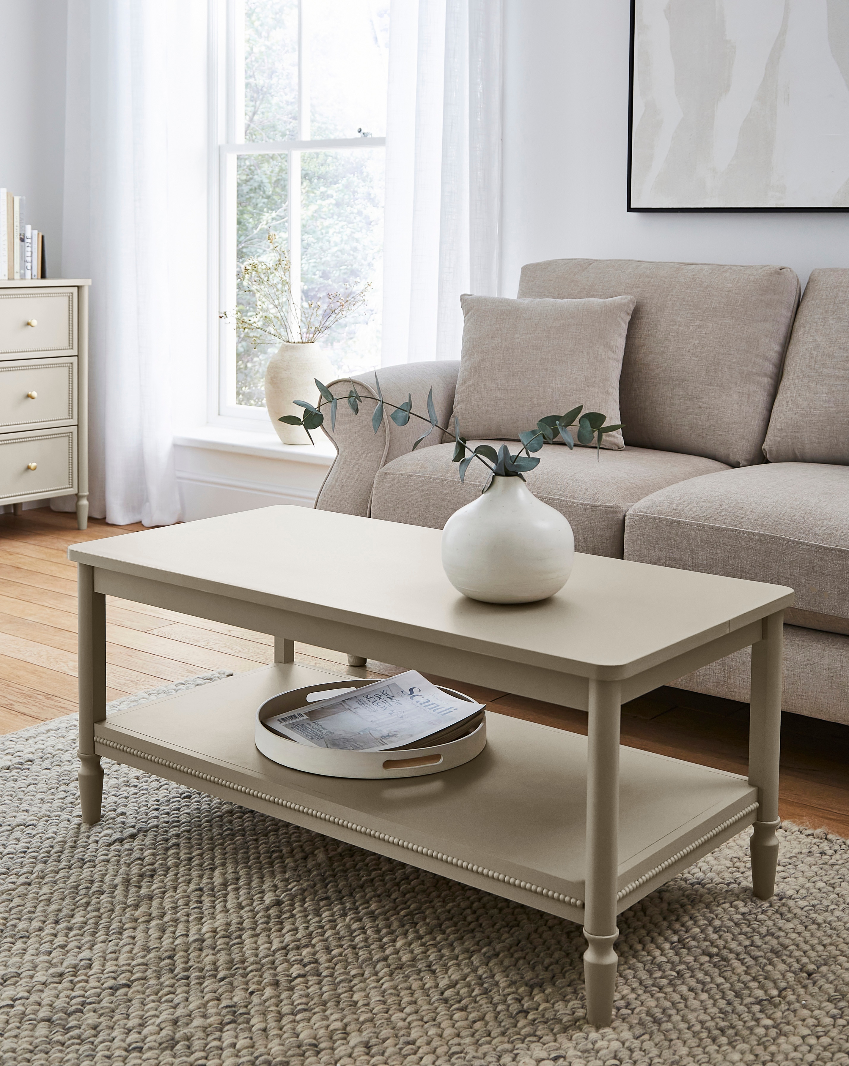 New In - Darcy Bobbin Trim Coffee Table