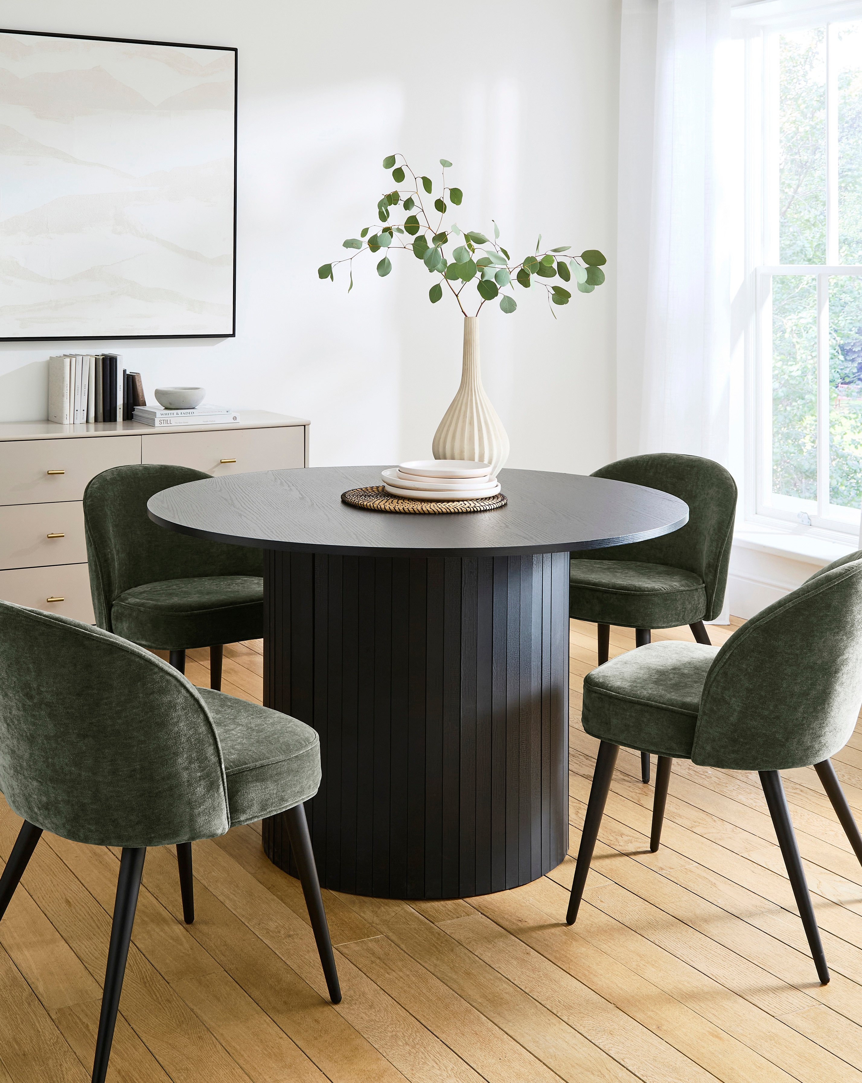 Addison Table with 4 Emilie Chairs