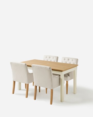 Ashford Dining Table with 4 Mae Chairs