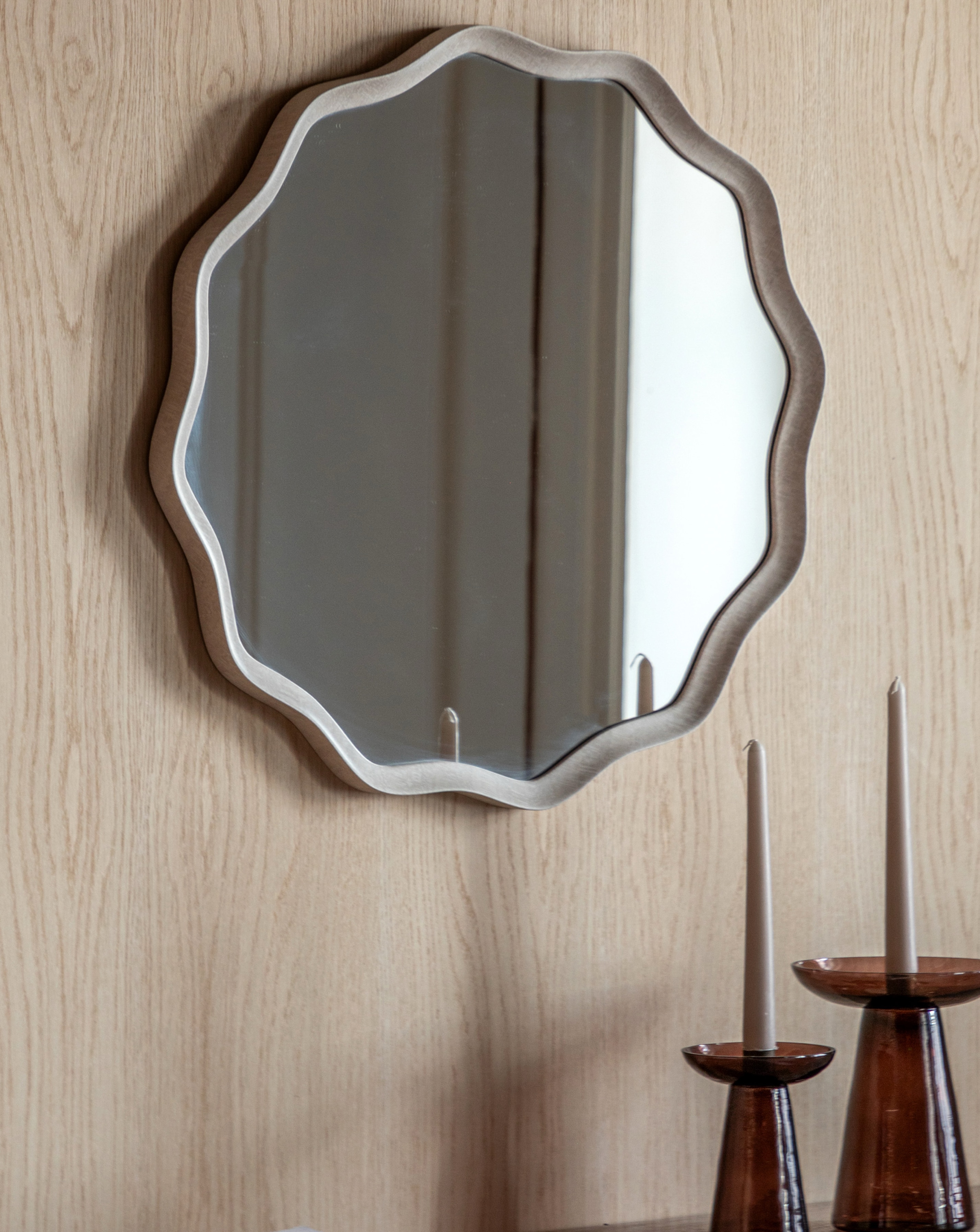 New In - Monterey Wave Round Mirror