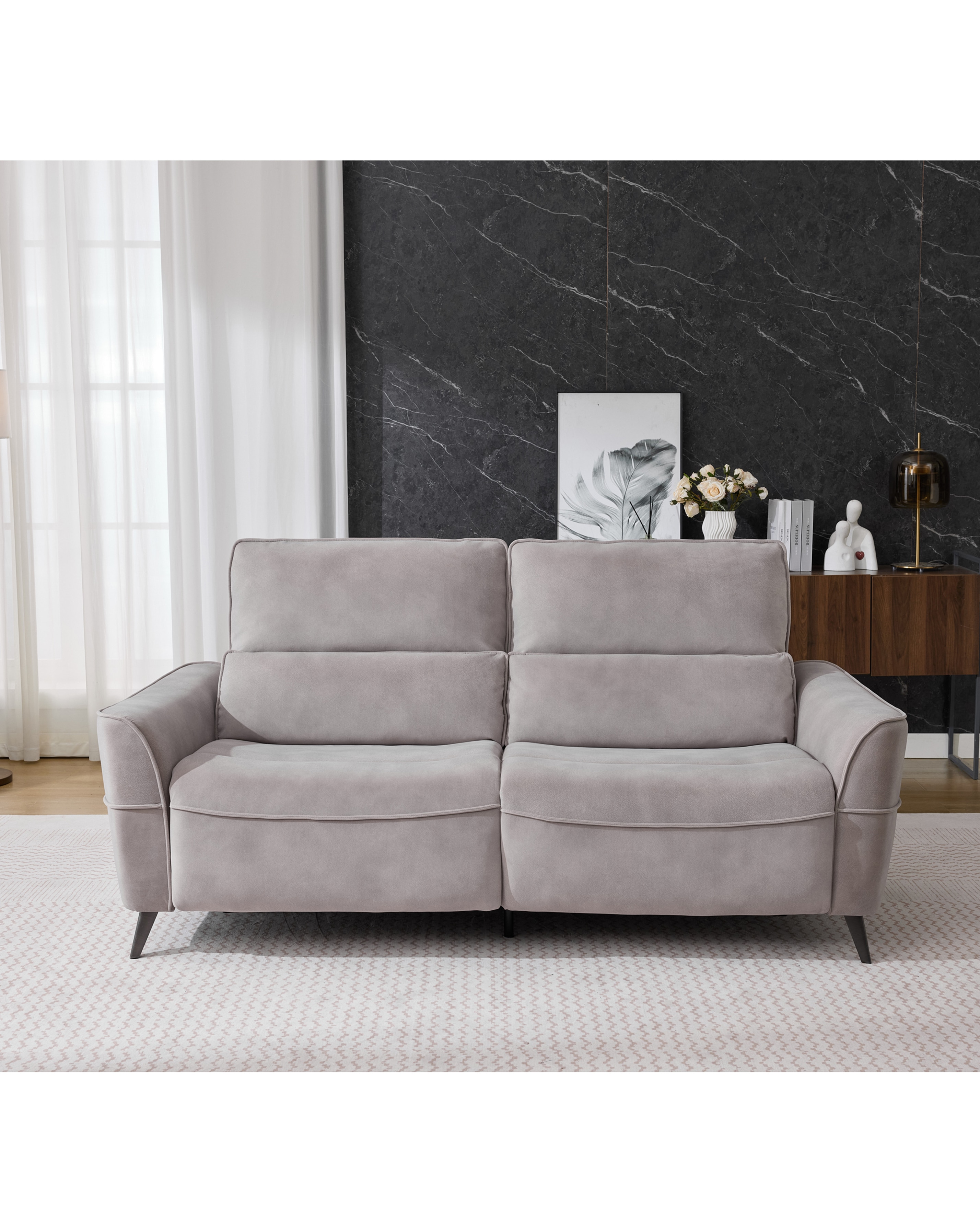 New In - Everett Power Recline 3 seater Sofa