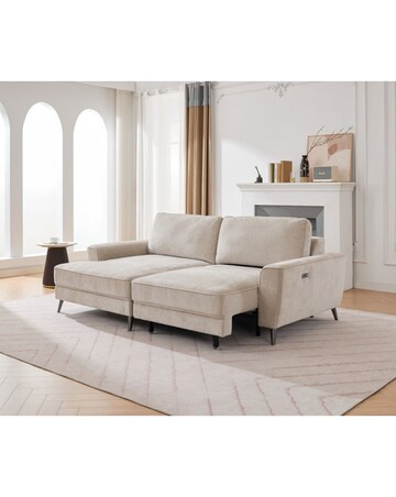 Miller Power Roll out Recliner Corner Sofa bed