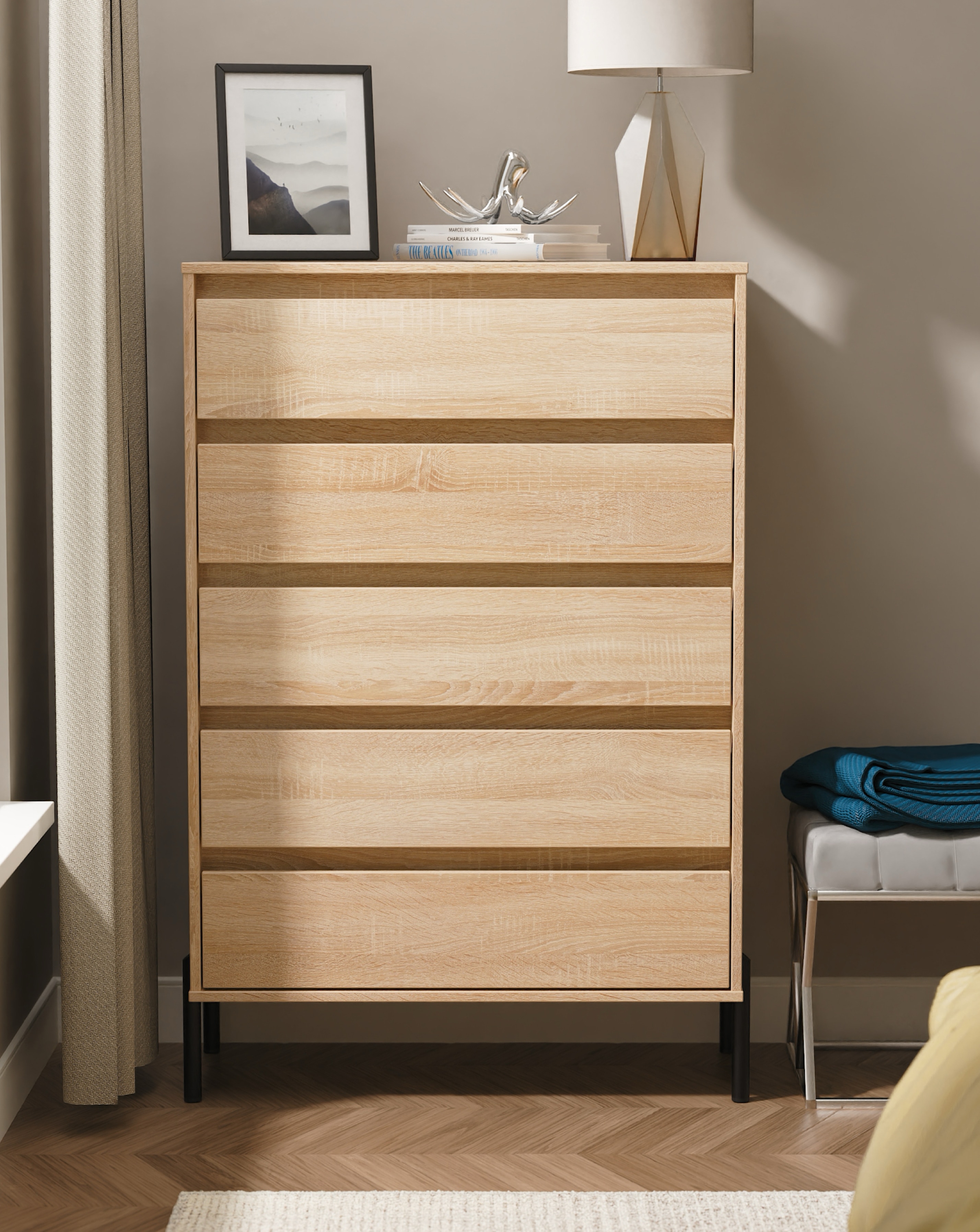 New In - Sloan 5 Drawer Chest