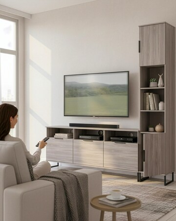 Hayden Ready Assembled Right Hand Media Unit