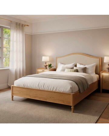 Emy French Style Wooden Hidden Ottoman Bed
