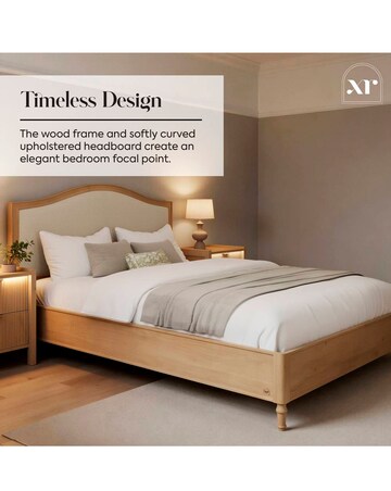 Emy French Style Wooden Hidden Ottoman Bed