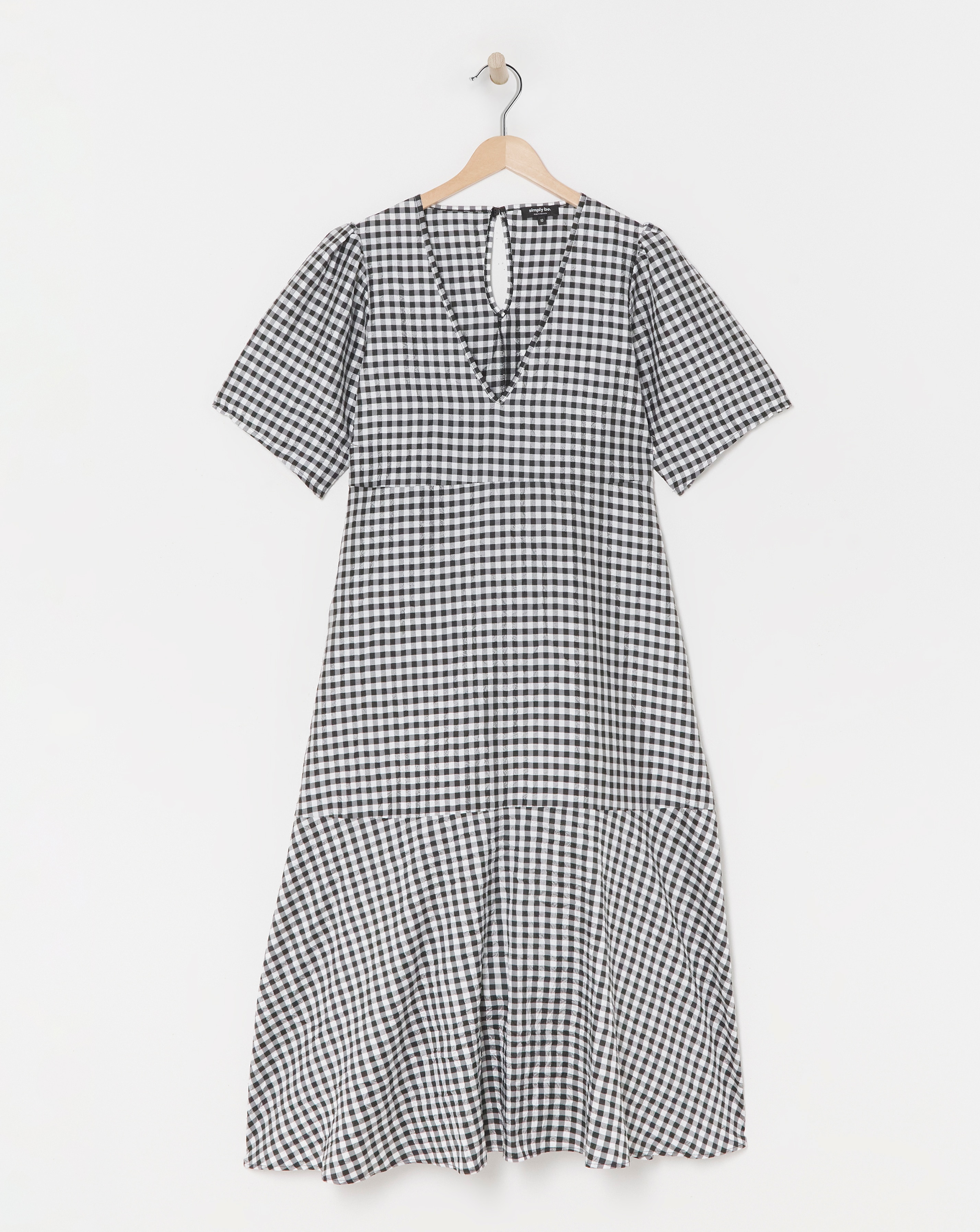 Gingham Midi Dress