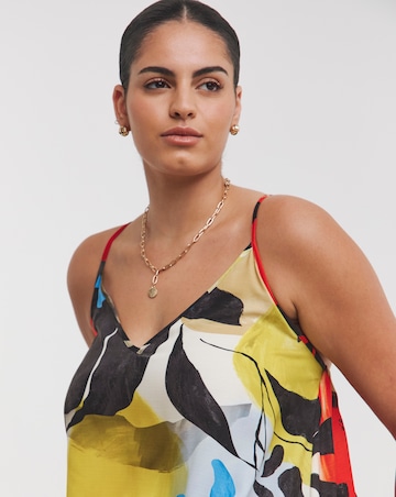 Simply Be Multi Print Trapeze Maxi Dress