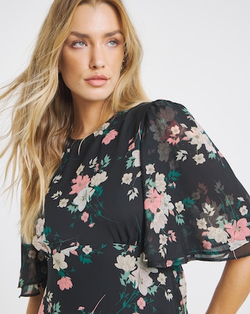 Simply Be Floral Print Georgette Maxi Dress