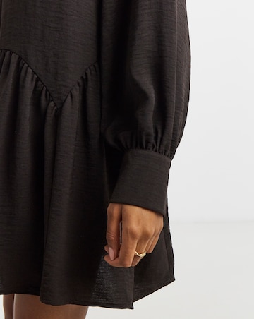 Simply Be Chocolate Drop Hem Shirt Dress