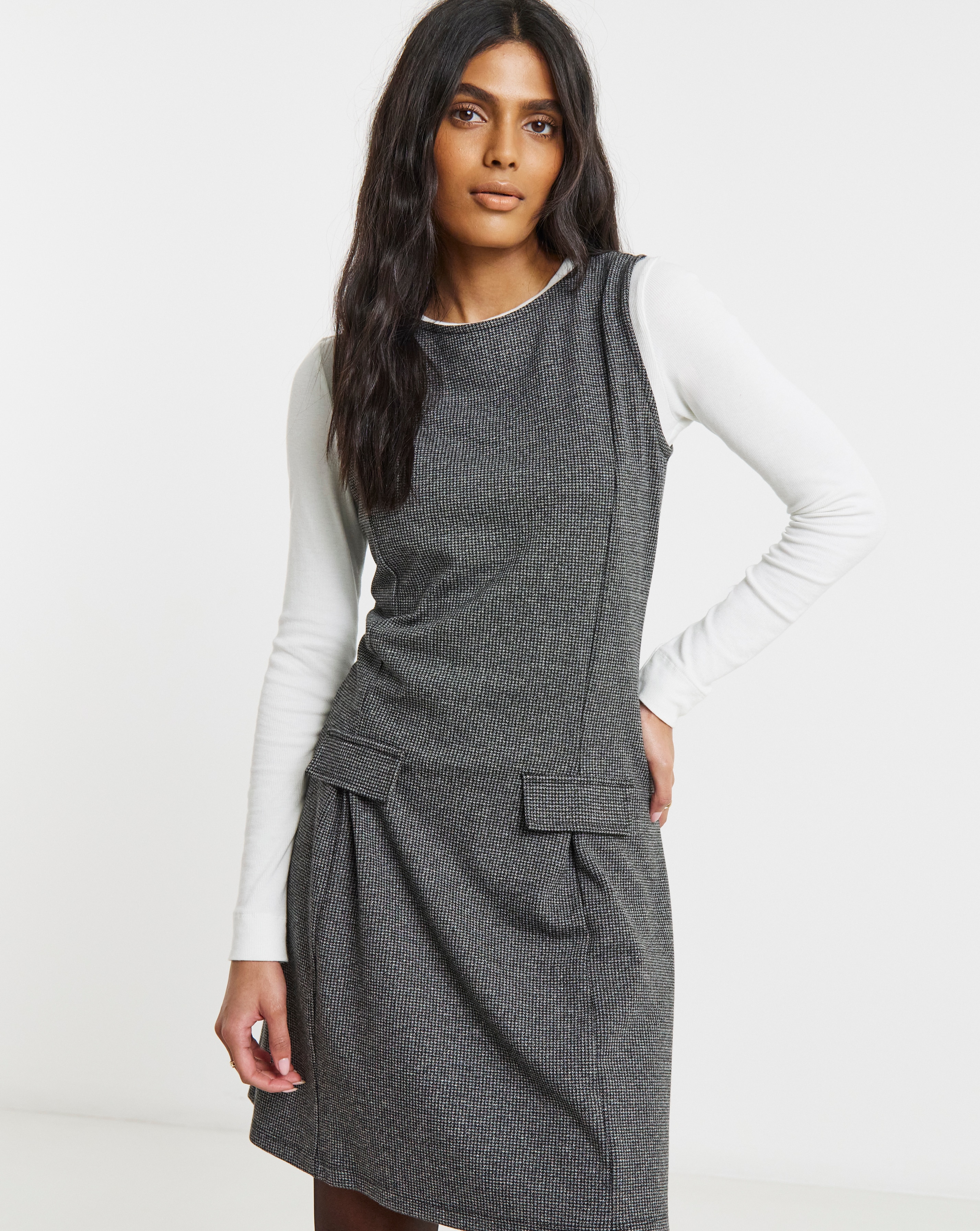 Simply Be Jersey Jacquard Shift Dress