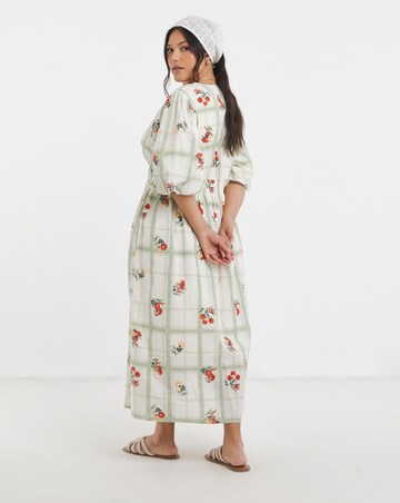 Waist Detail Midi Dress