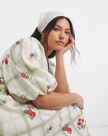 Waist Detail Midi Dress