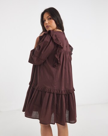 Yoke Detail Smock Dress