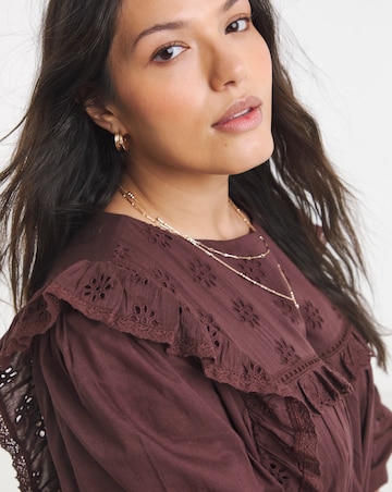 Yoke Detail Smock Dress