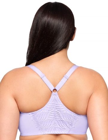 Glamorise Plus Size Front-Close T-Back WonderWire 1246