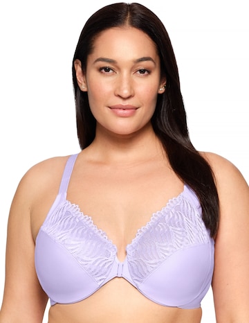 Glamorise Plus Size Front-Close T-Back WonderWire 1246