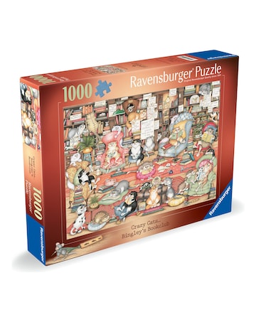 Crazy Cats - Bingley's Bookclub, 1000pc