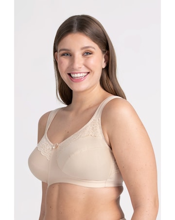Miss Mary of Sweden Cotton Now Non Wired Minimiser Bra