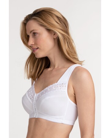 Miss Mary Broderie Anglaise Non-Wired Front Fastening Bra