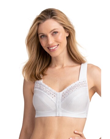 Miss Mary Broderie Anglaise Non-Wired Front Fastening Bra