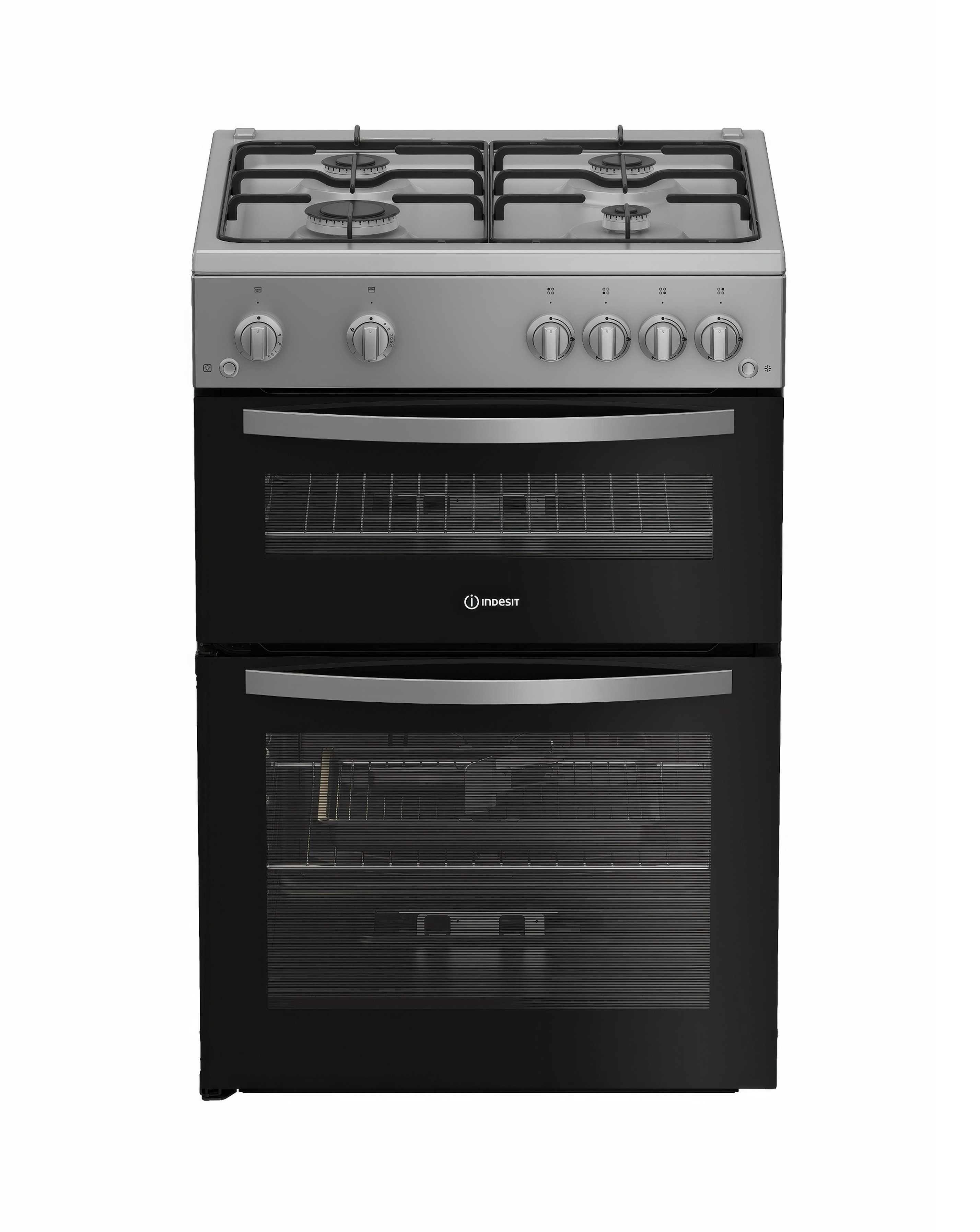 Indesit IDG6GS Gas Cooker Silver