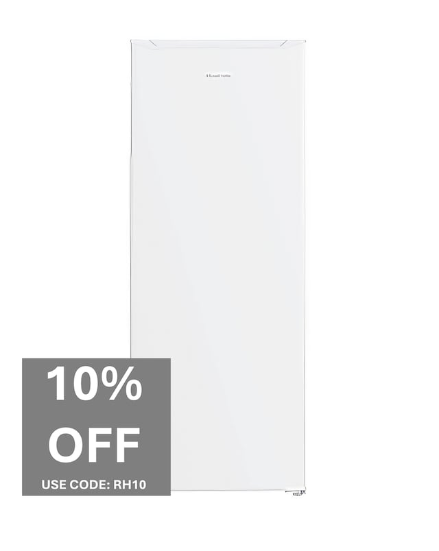 Russell Hobbs RH143FZ552E1W 143cm High Small Upright Freezer - White - E Rated
