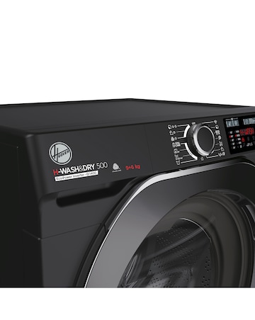 Hoover H-Wash&Dry 500 HD 496AMBCB/1-80, 9/6Kg, Washer Dryer Black + installtion